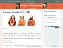 Tablet Screenshot of brahmanasabha.org